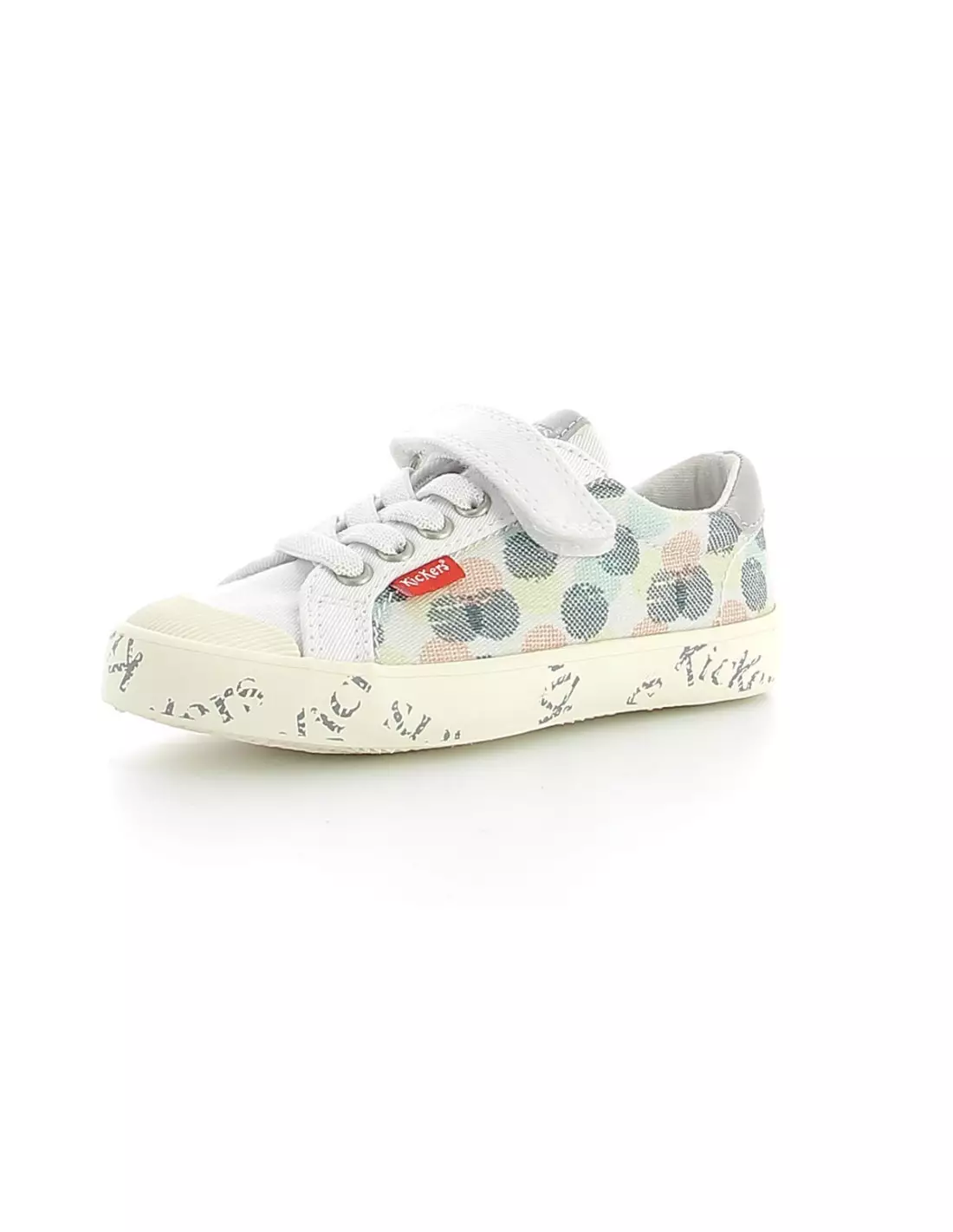 KICKERS GODY - Baskets BLANCPOISMULTICO