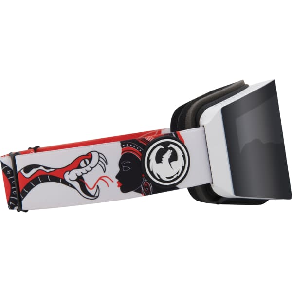 Masque de ski DRAGON RVX MAG OTG RANALTER24/LLDARKSMOKE+LLSILVERION