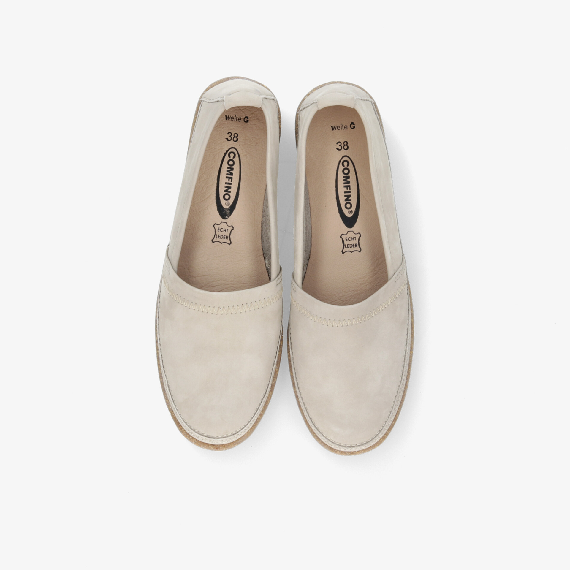 COMFINO Damen Slipper beige