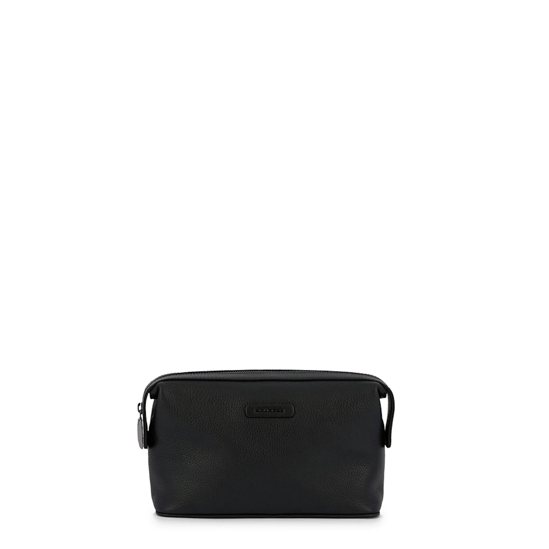 Trousse de toilette en cuir | Noir