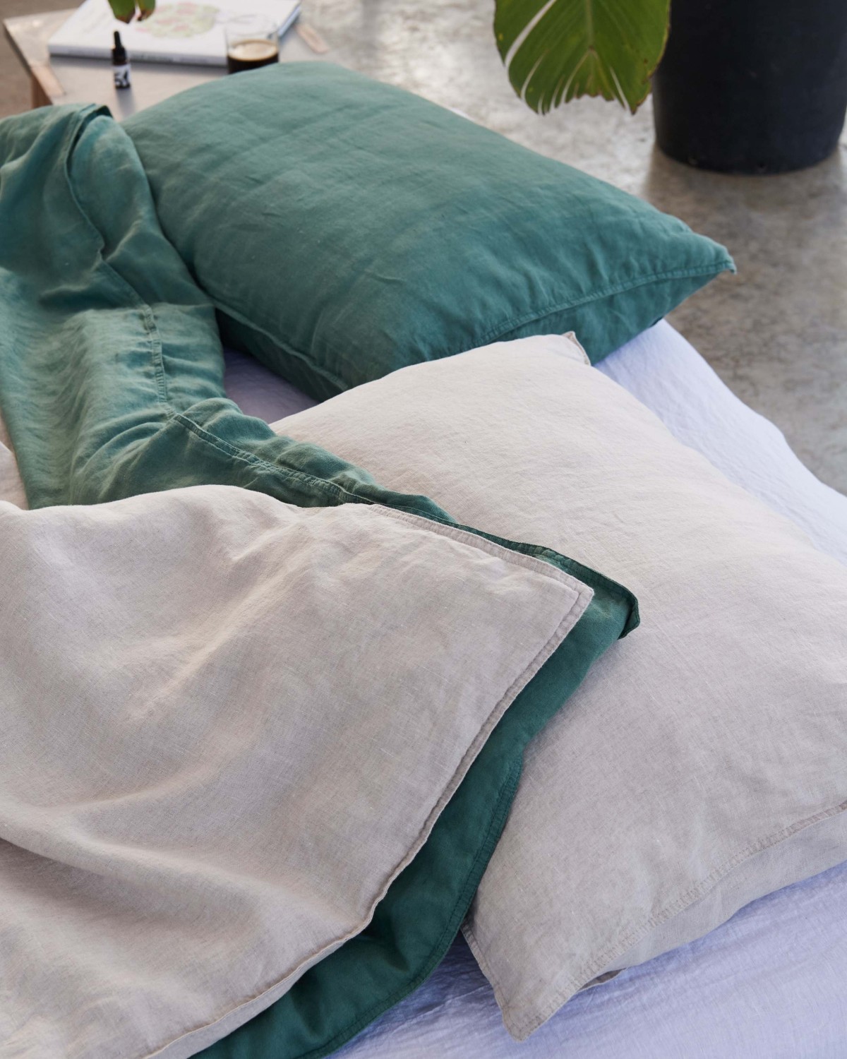 Lavie Hanf-Duvetbezug Lotta Undyed