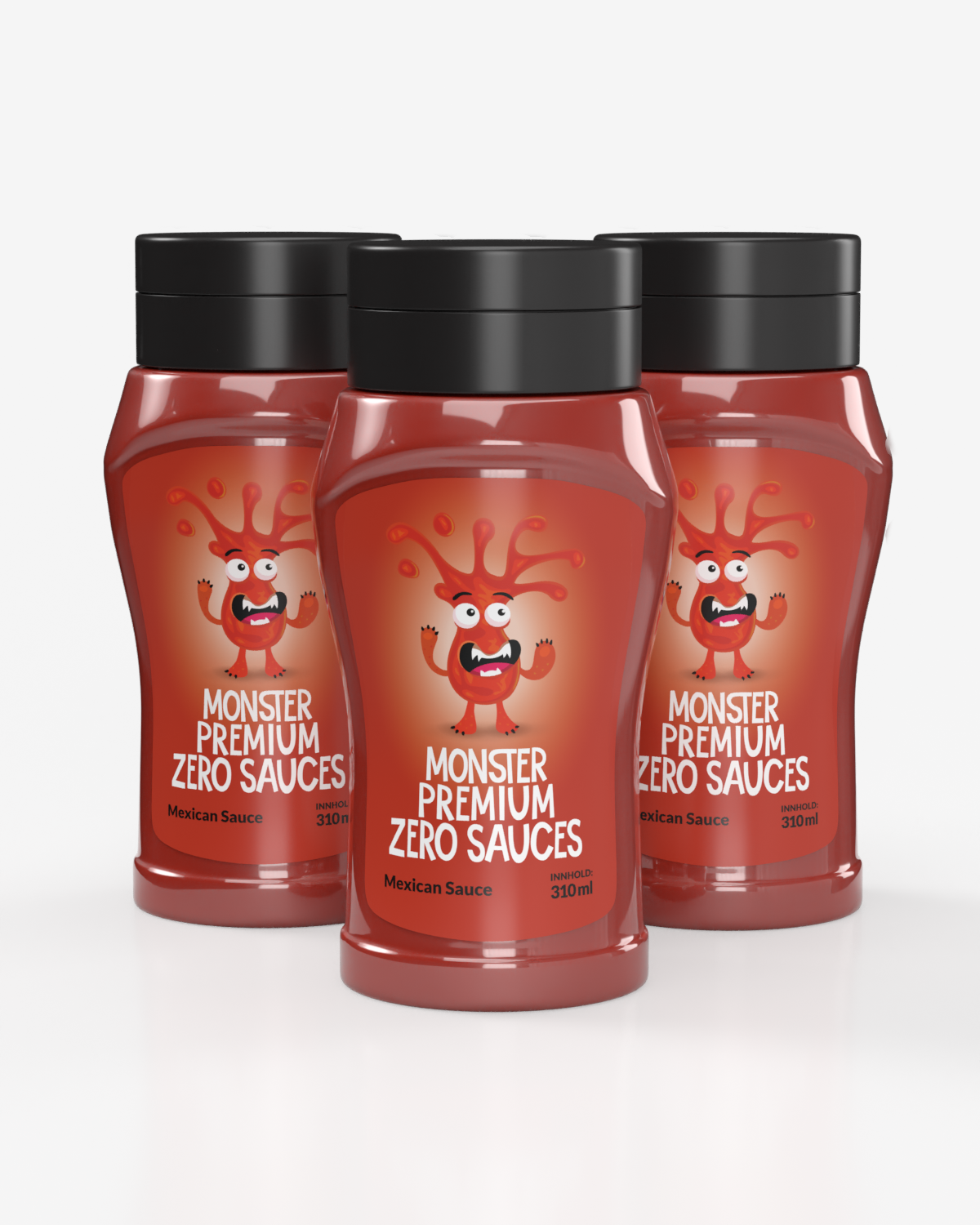 Monster Premium Zero Calorie Sauces - Mexican - TREPAKNING!