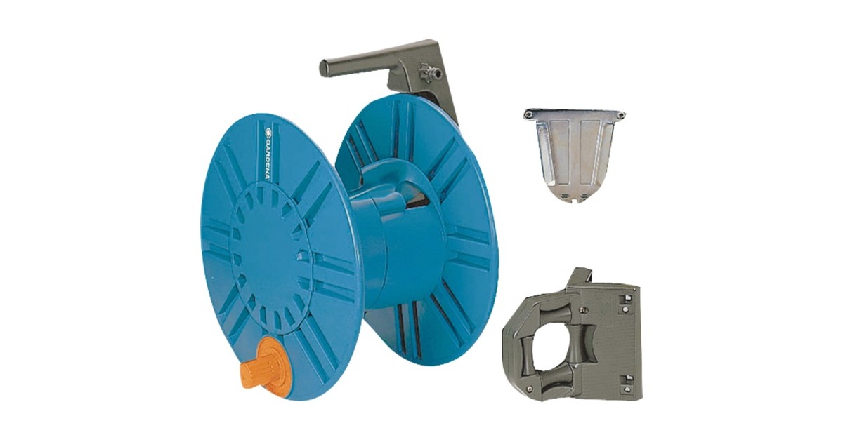 GARDENAClassic wandslanghouder 60 in doos slanghaspel  (Turquoise/grijs, 2650-20)