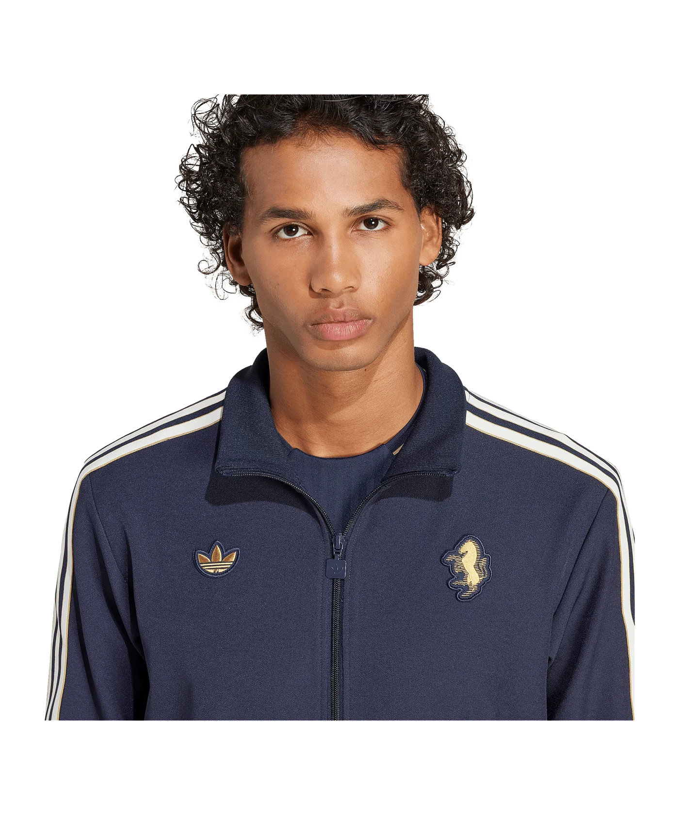 adidas FC Juventus Turin Trainingsjacke Blau