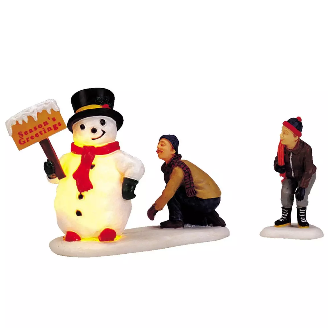 Personnages Lemax à piles Hello Frosty lumineux