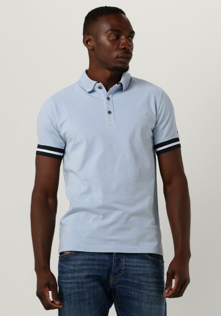 GENTI lichtblauwe genti polo j7006-1212