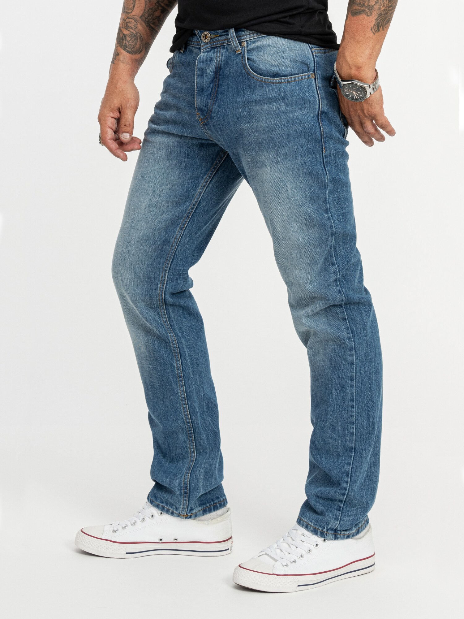 Rock Creek Jeans Straight-Cut