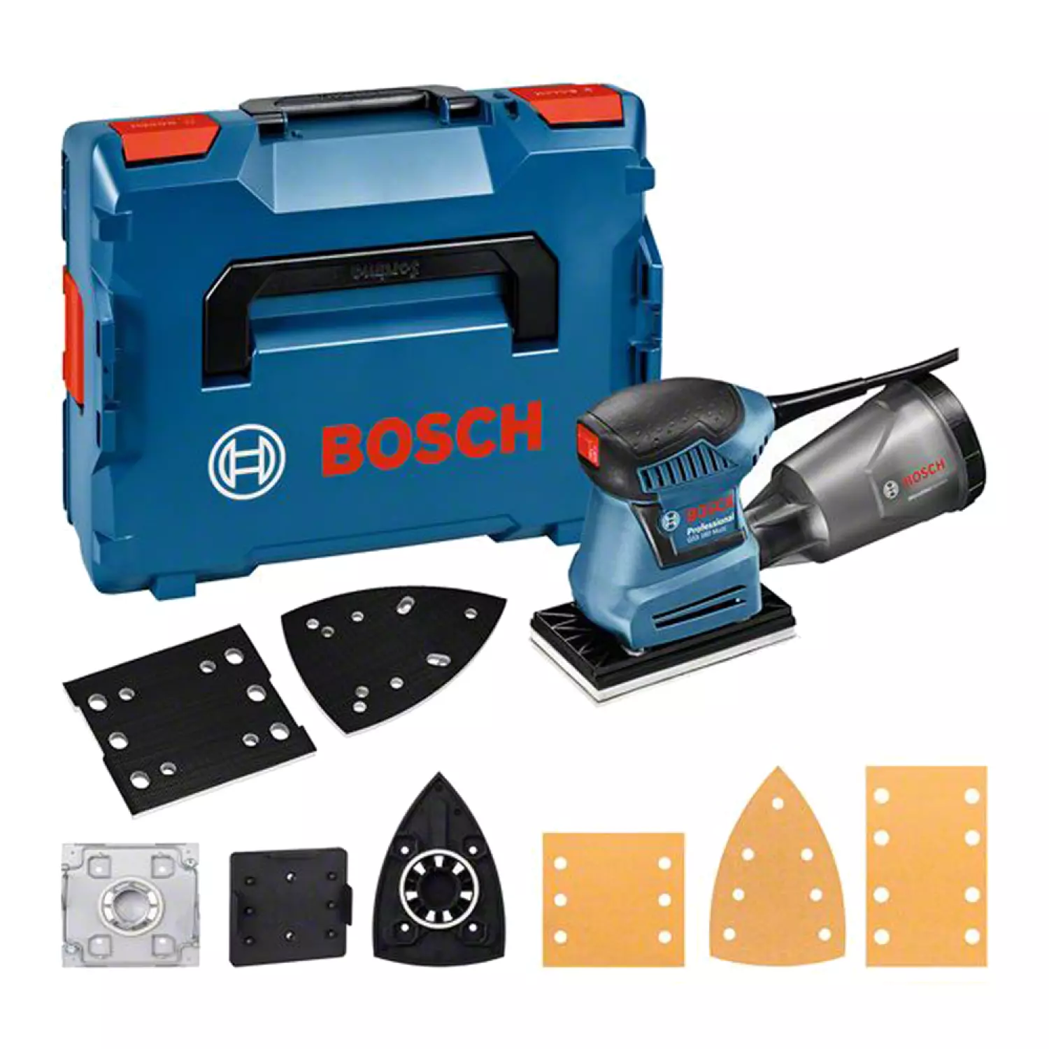 Bosch GSS 160-1 A 3-in-1 Multischuurmachine in L-Boxx - 180W