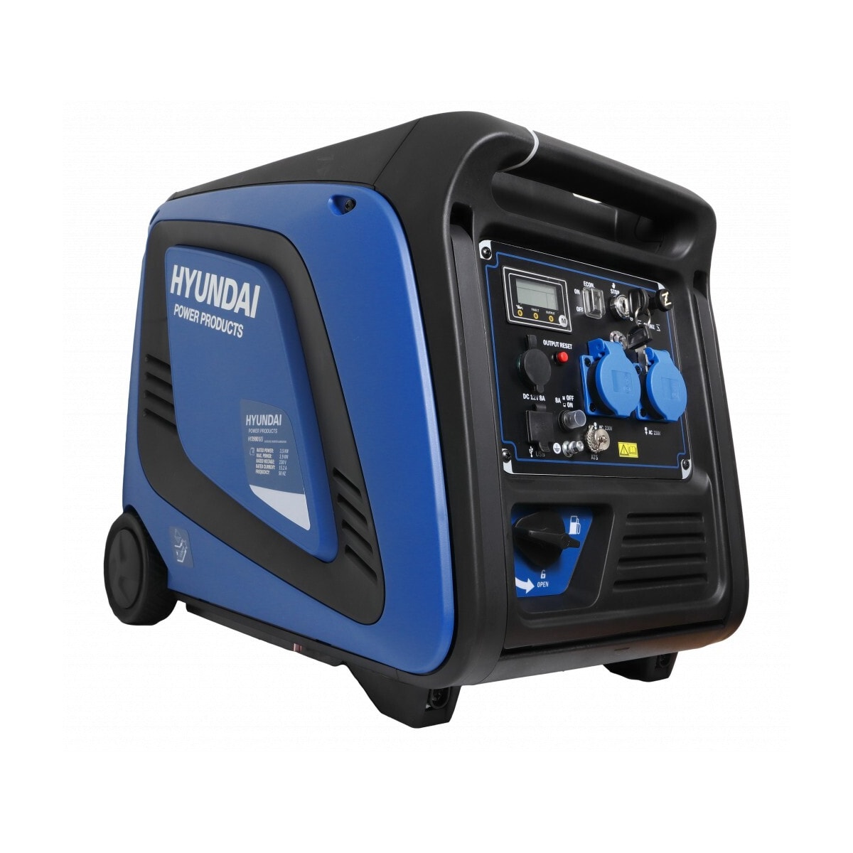 HYUNDAI HY3900SEi Inverter Aggregat 3900W - Elektrisk start og Fjernkontroll - ATS