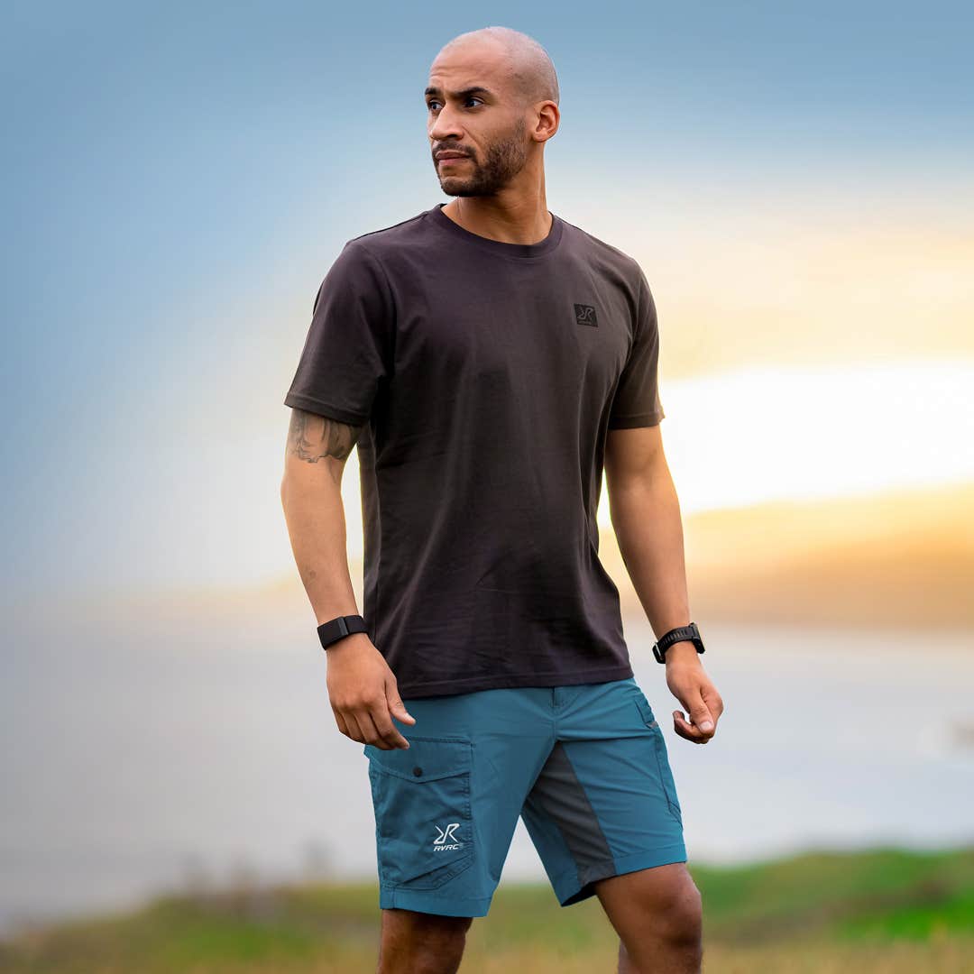 Easy T-shirt Herre Anthracite