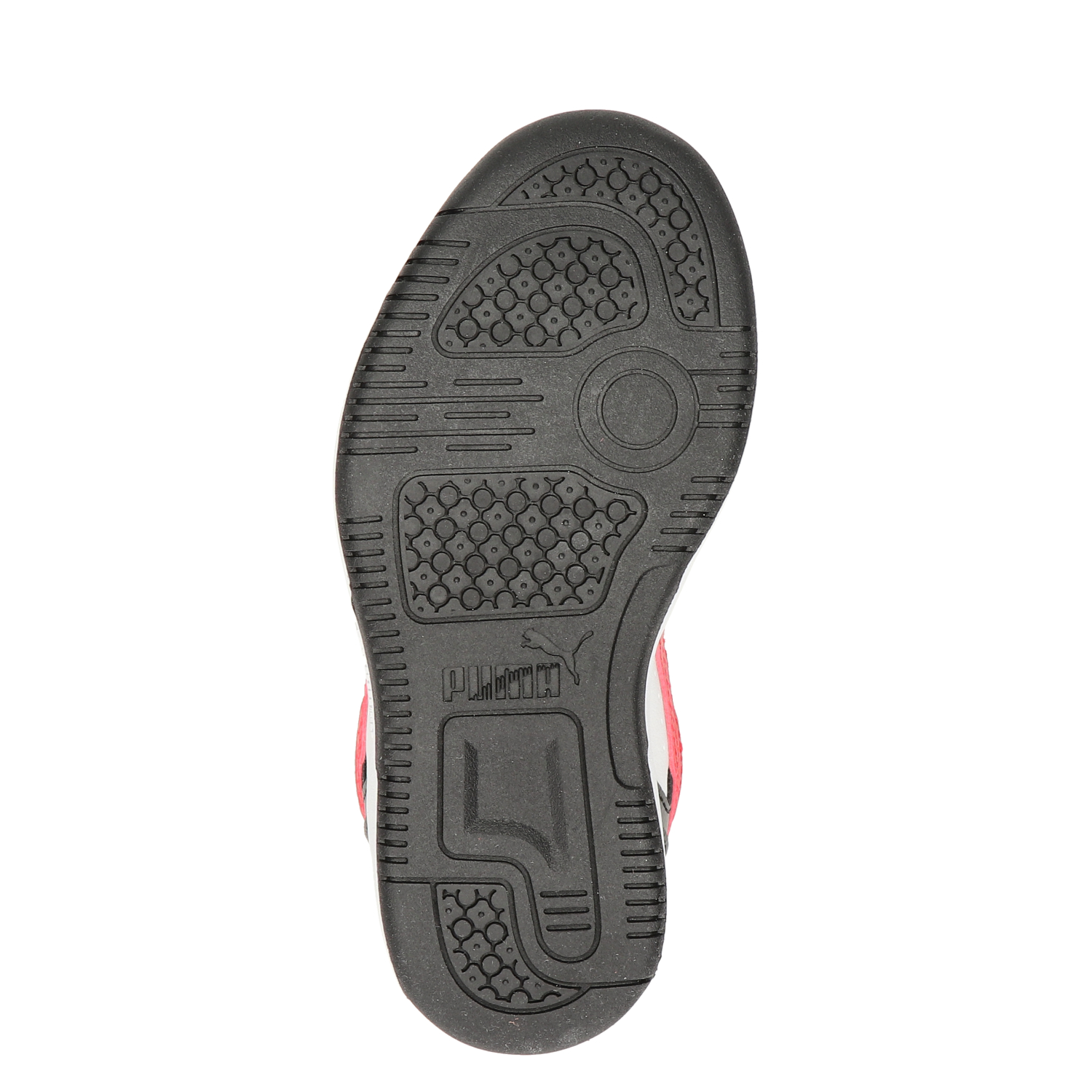 Rebound V6 Low jongens sneaker Puma Rood
