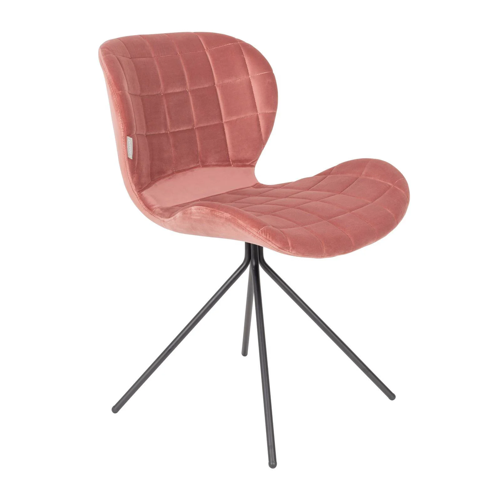 Zuiver OMG Velvet eetkamerstoel (set van 2)