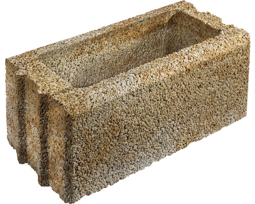 Bellamur massieve baksteen, sahara wit melange, 50 cm x 25 cm x 20 cm