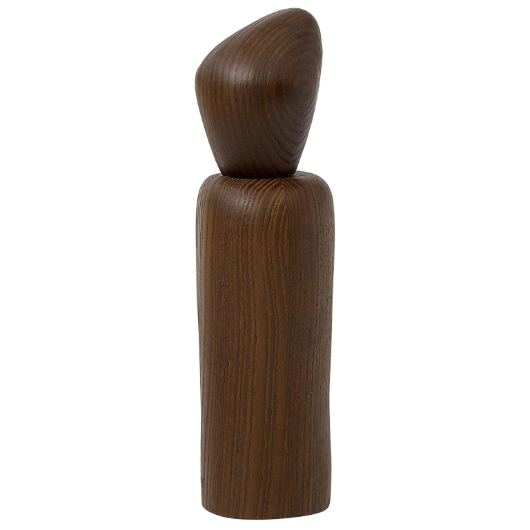 Ferm Living Cairn peper- en zoutmolen donkerbruin