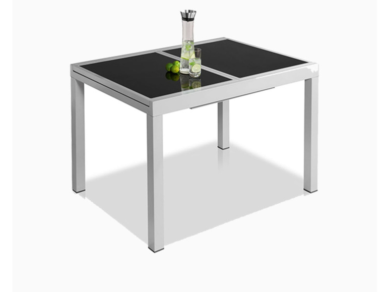 Aluminium tuintafel grijs