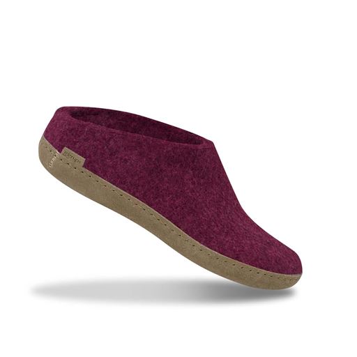 Glerups Slip-on Hjemmesko, Cranberry, 40