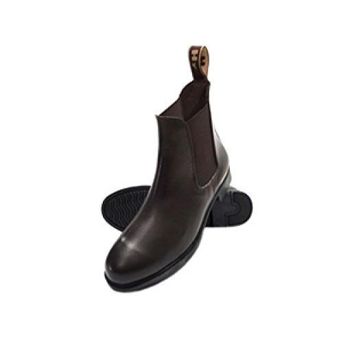 Botas de montaria infantis Durham em couro marrom
