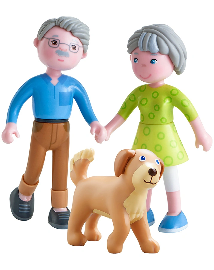 Puppenhaus-Figuren LITTLE FRIENDS – GROßELTERN 3-teilig
