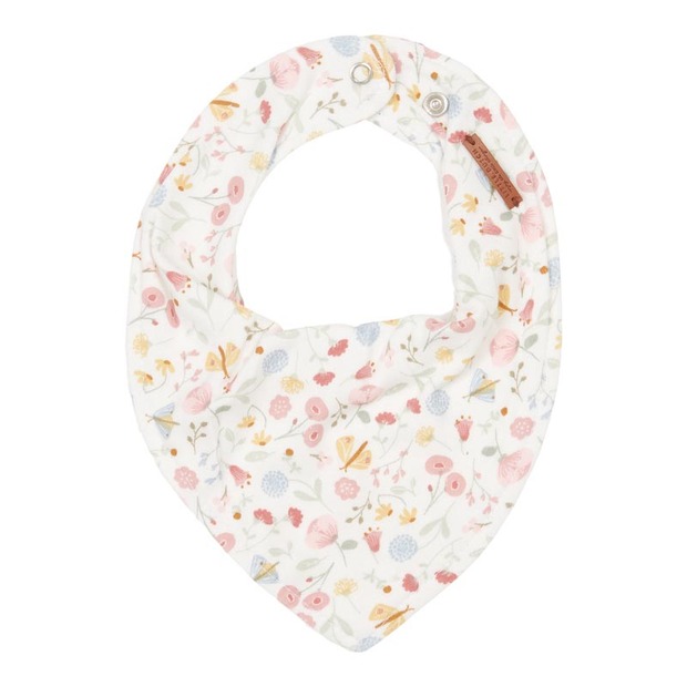 Bavoir bandana Flowers & Butterflies - LITTLE DUTCH