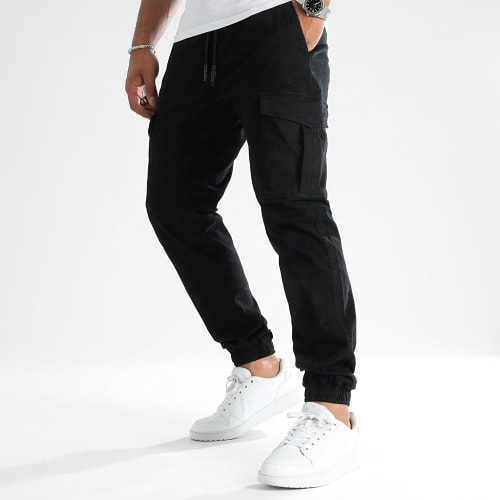 Pantalon Cargo Regular Fit 0342 Noir