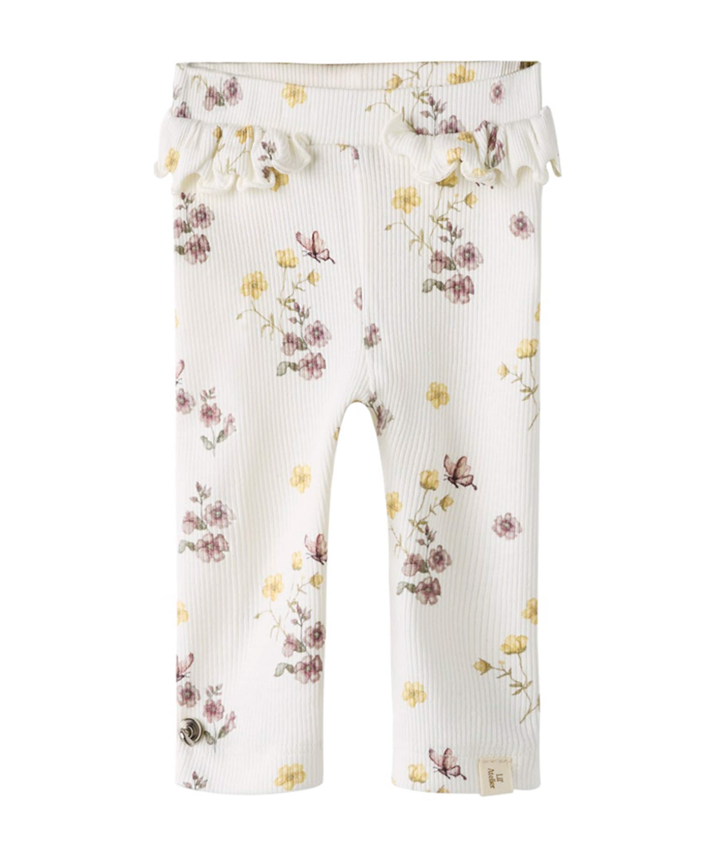 Lil' Atelier NBFGAVO EFI SLIM LEGGING LIL NOOS meisjes broek ecru