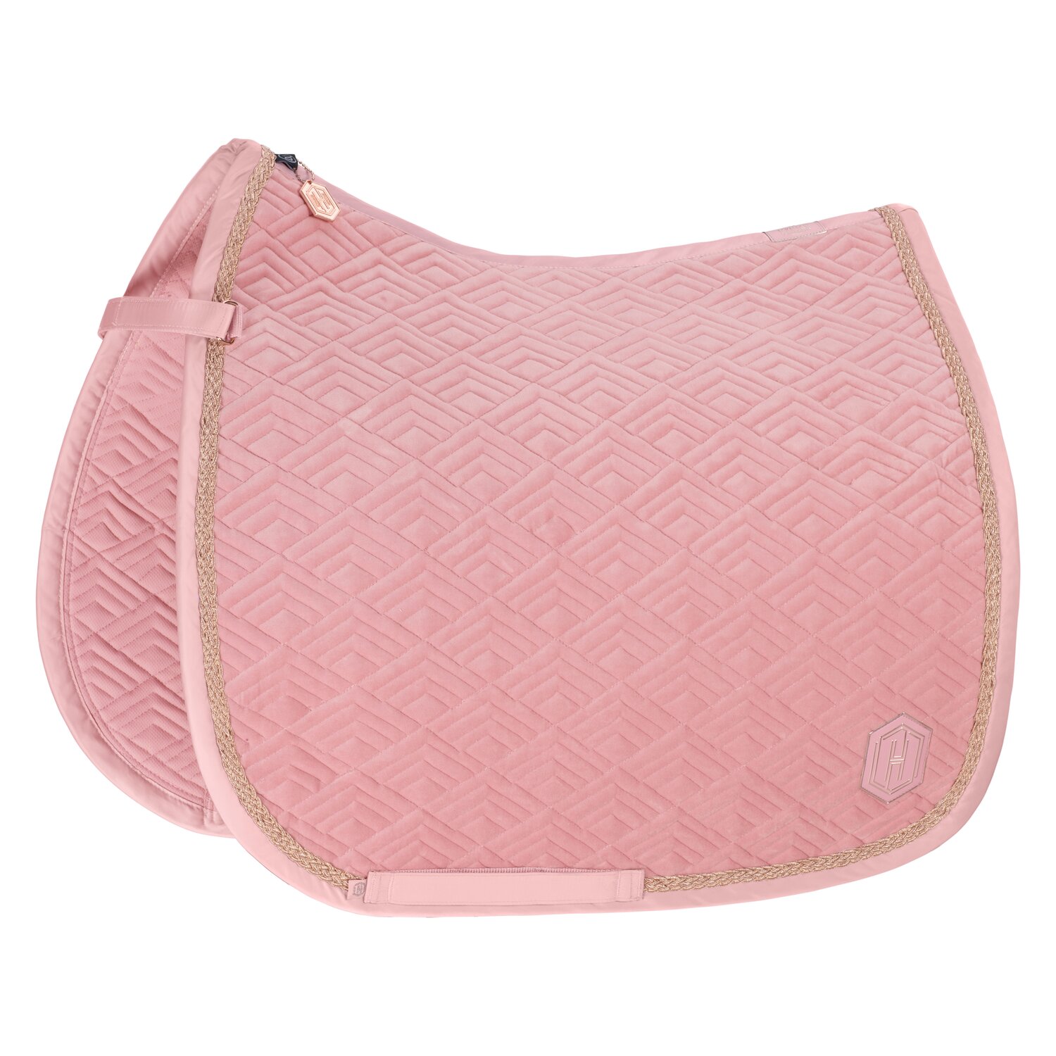 ESKADRON Heritage Schabracke Velvet Emblem - pearl rose