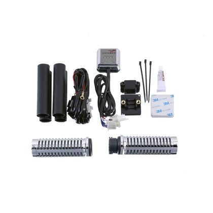 Poignées chauffantes CustomAcces HEATED 22 MM Universel - Gris