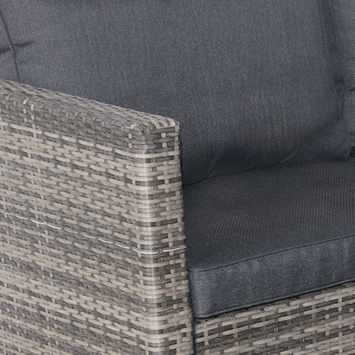 Wakefield loungeset Novara antraciet textiel