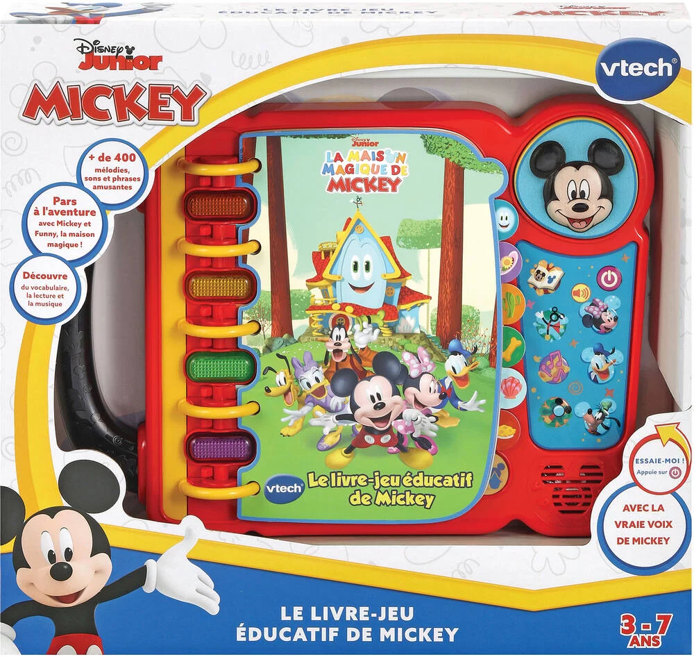 LE LIVRE-JEU EDUCATIF DE MICKEY