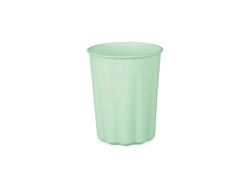 Turquoise Bekers Plastic 220ml 4st