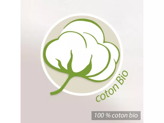 Parure de lit 260x240 cm coton issu de l'agriculture biologique WAG Noir