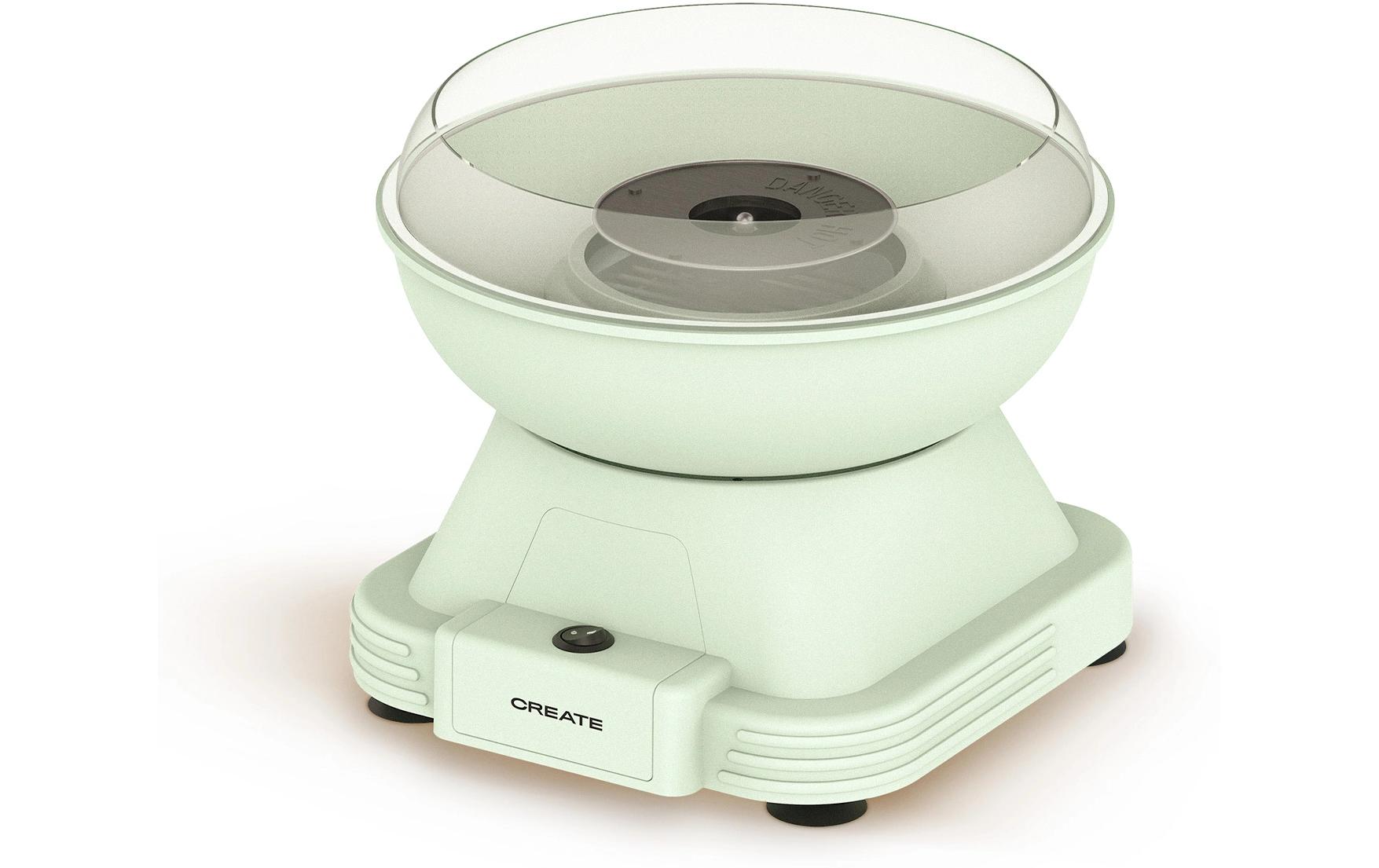 Zuckerwattemaschine PastelgrünZuckerwattemaschine im Retro-Design
