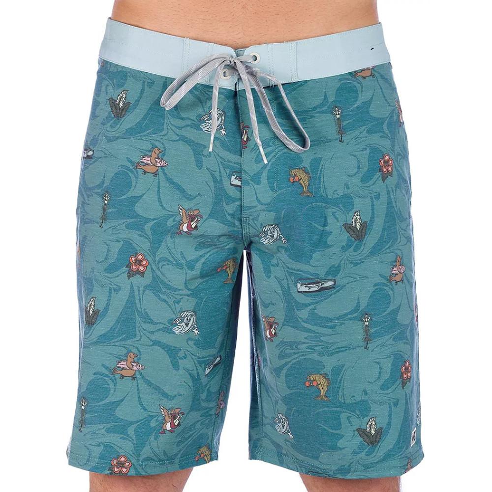 Salty Crew Short de bain Bleu Homme Salty Crew Bonzarelly