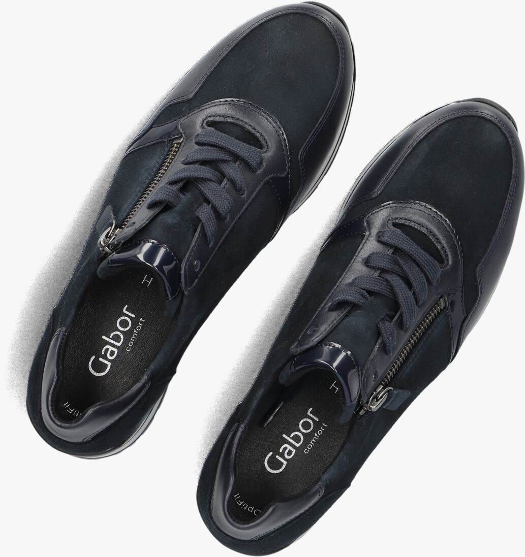 blauwe gabor lage sneakers 528
