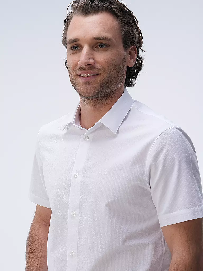 ARMANI EXCHANGE Hemd Regular Fit weiss