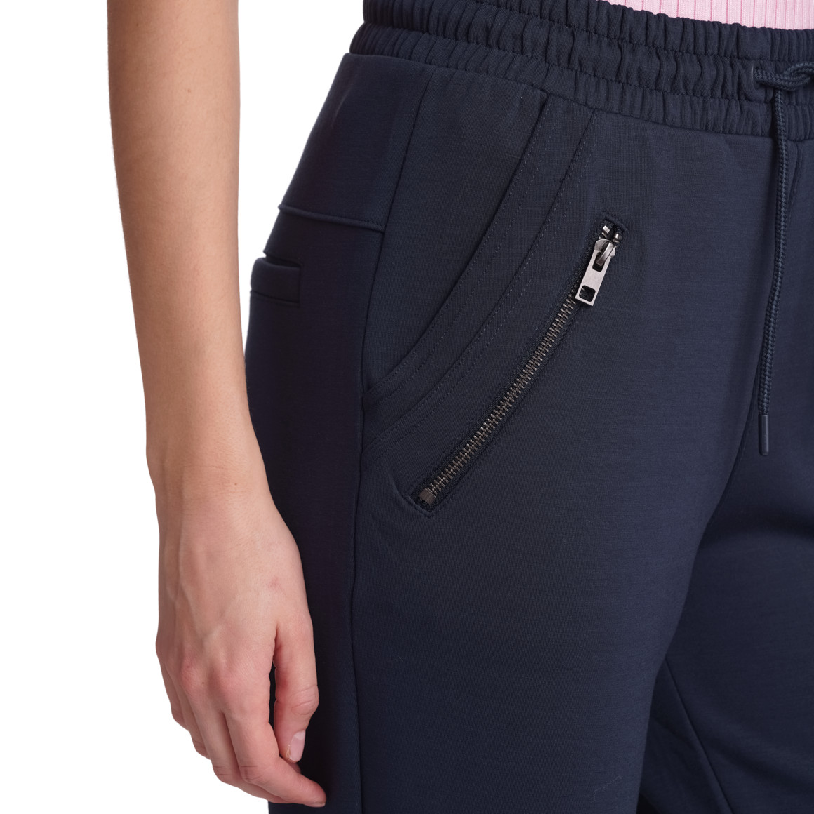 Gina Collection Damen Jogginghose aus Modal-Mix dunkelblau