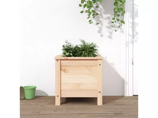 Jardinière 40x40x39 cm bois de pin massif