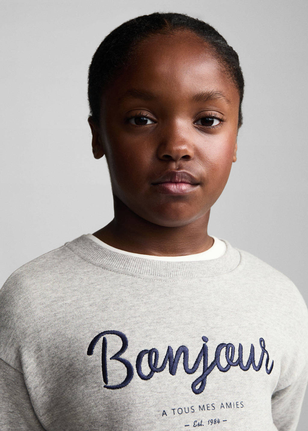 Mango Kids jurk middengrijs