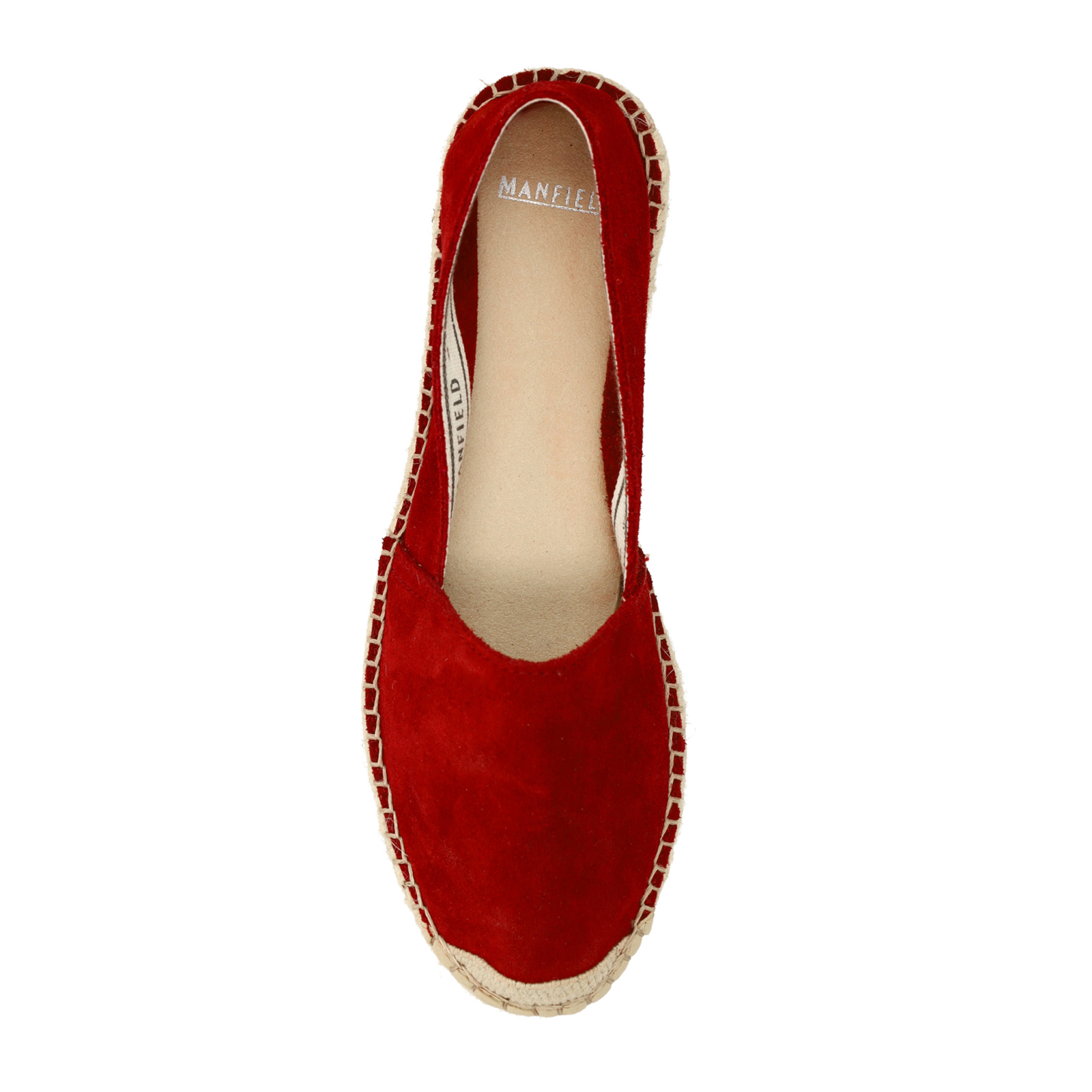 Bordeaux rode suède espadrilles