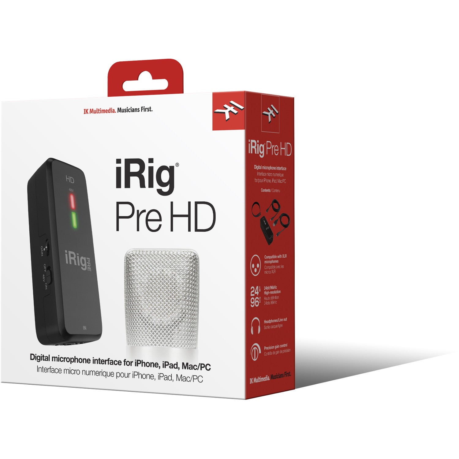 IK Multimedia iRig Pre HD microfoon interface iOS, Mac en PC