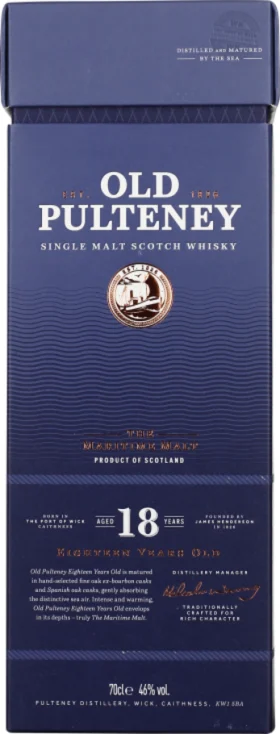 OLD PULTENEY 18 YEARS SINGLE MALT 70CL