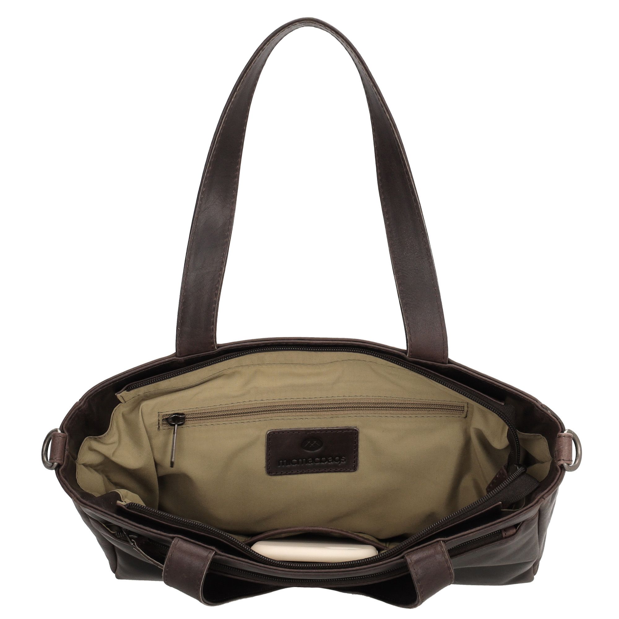 Micmacbags Next Navajo Hand/ Schoudertas Donkerbruin
