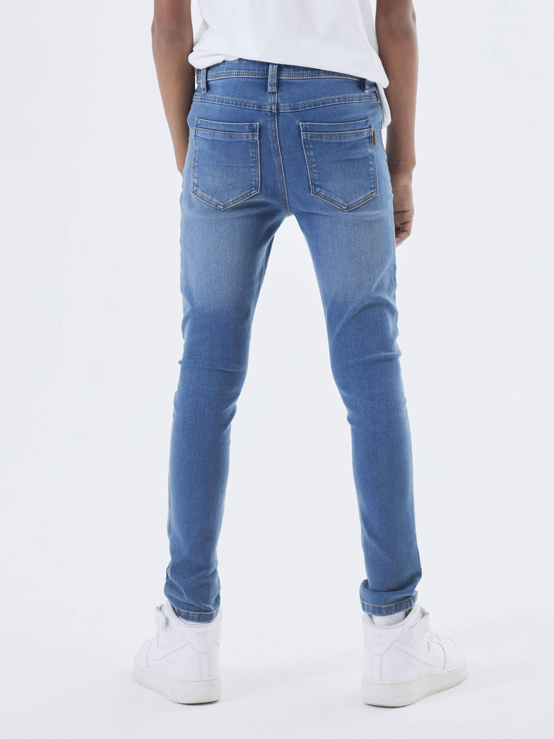 NAME IT slim fit jeans NKMSILAS medium blue denim
