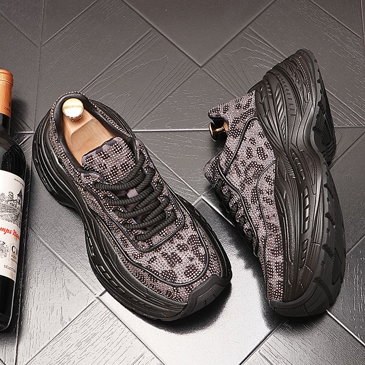 Mr Ozera - Sneakers met strass-steentjes