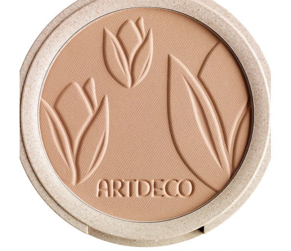 Artdeco green COUTURE Natural Finish Compactwarm honey