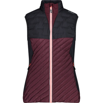 CMP Hybrid Thermoplume Weste Burgundy Damen