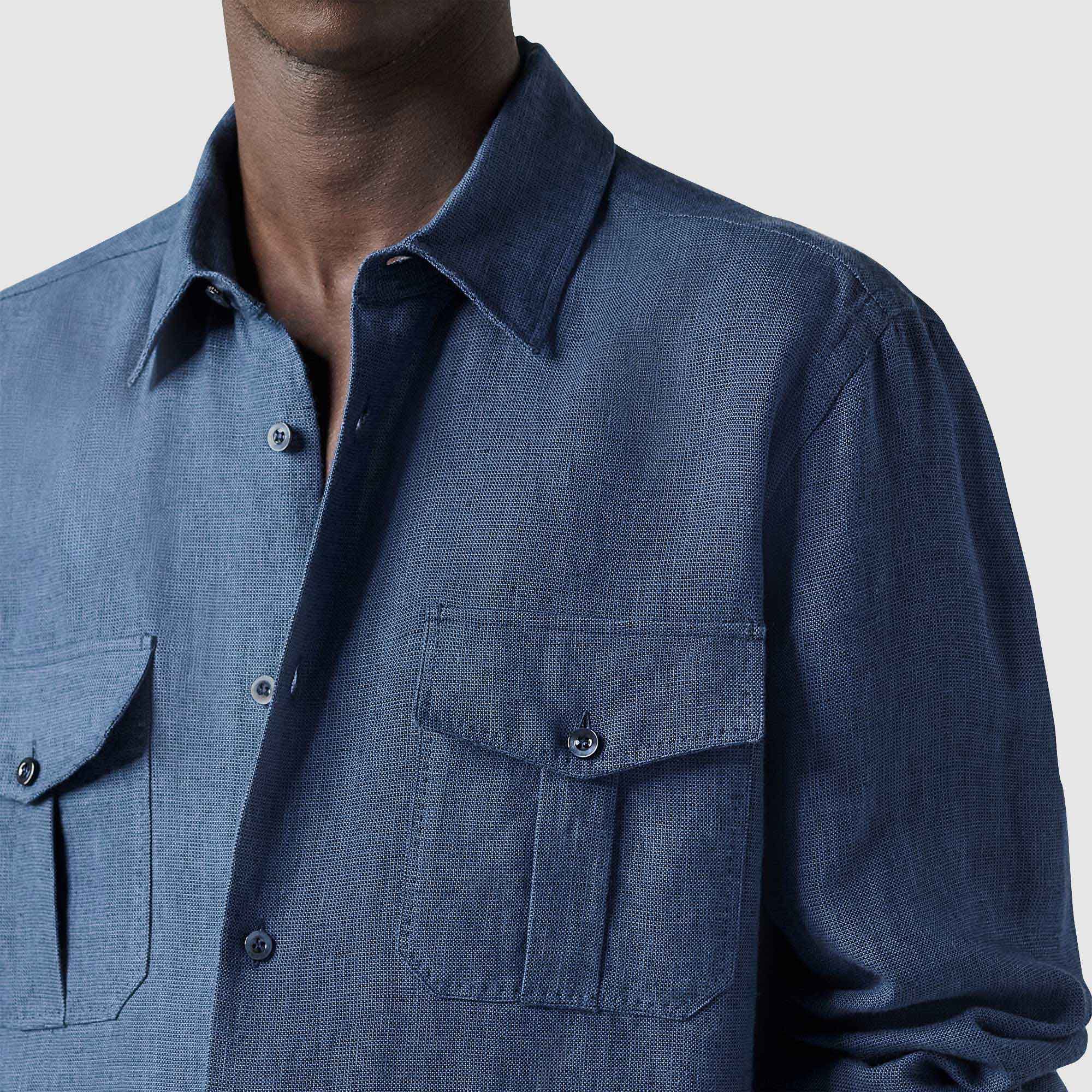 Chemise Militaire En Lin