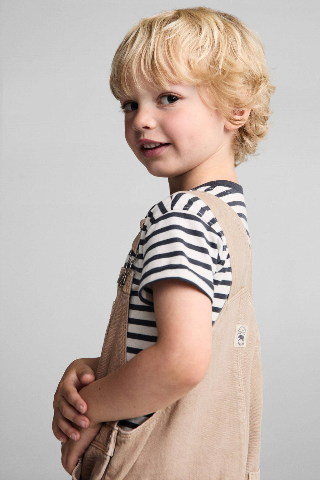 Mango Kids tuinbroek middenbruin