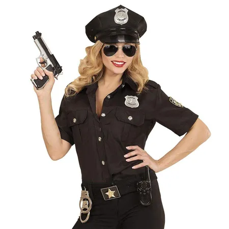 Widmann Police Set, Mütze, Brille Dienstmarke