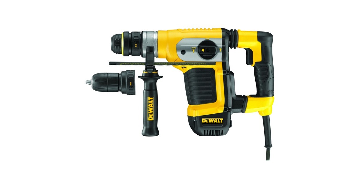 DEWALTD25417KT-QS 32mm SDS-Plus Combihamer 1000W boorhamer  (Geel/zwart, Incl. TSTAK I Koffer en accessoires)